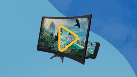 Портативний 12-дюймовий екран для смартфона